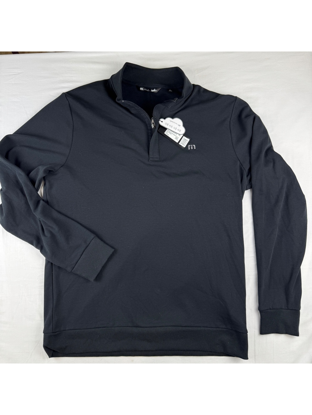 NEW Travis Mathew The Cloud Collection Quarter Zip Pullover Sweatshirt Size L